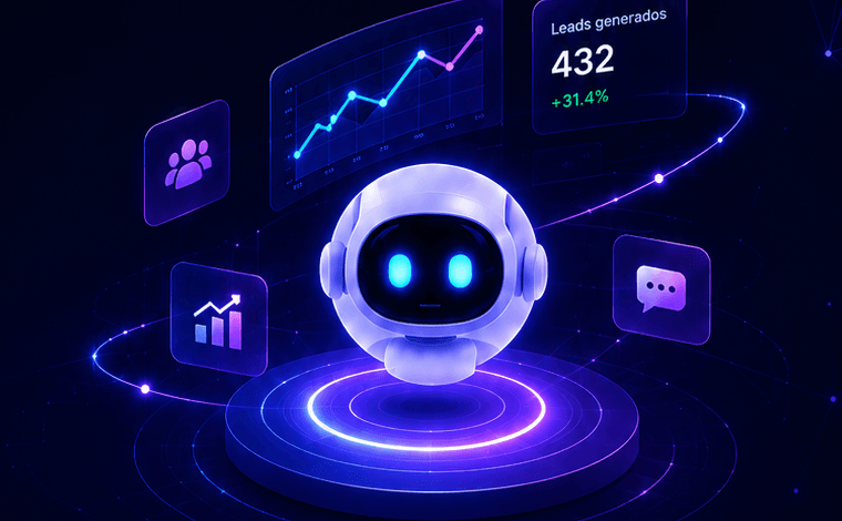 AuraLead AI marketing agent visual